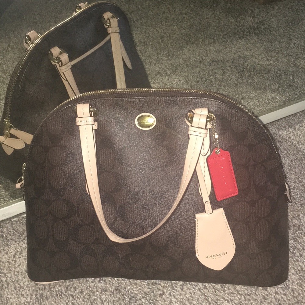 Coach satchel crossbody bag